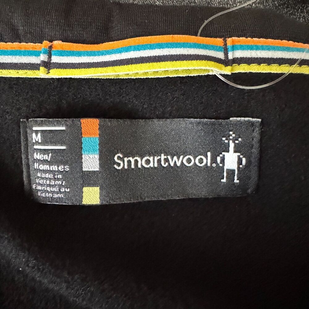 Smartwool Smartloft 120 Jacket Mens M Black Gray Wool Down Quilted NEW - Picture 9 of 16